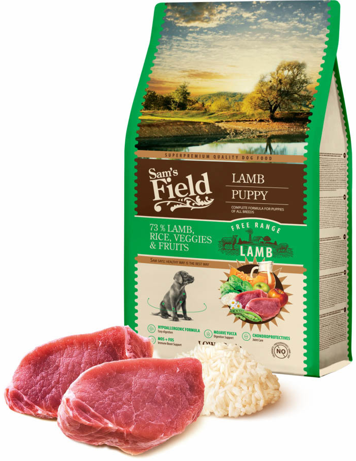 Sam\'s Field Low Grain Puppy Lamb Free Range 2,5 kg