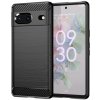 MG Carbon Case Flexible silikónový kryt na Google Pixel 7, čierny