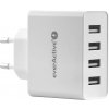 Napájací adaptér everActive SC-400 4xUSB 25W