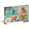 Clementoni - Puzzle 4v1 Stitch