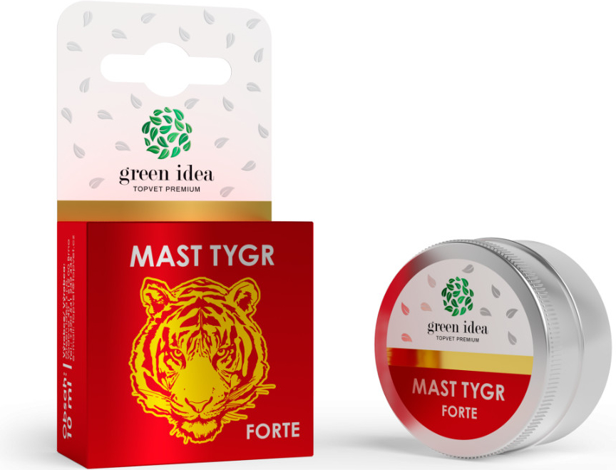 Green Idea Tigria masť silná Tiger forte masť 10 ml