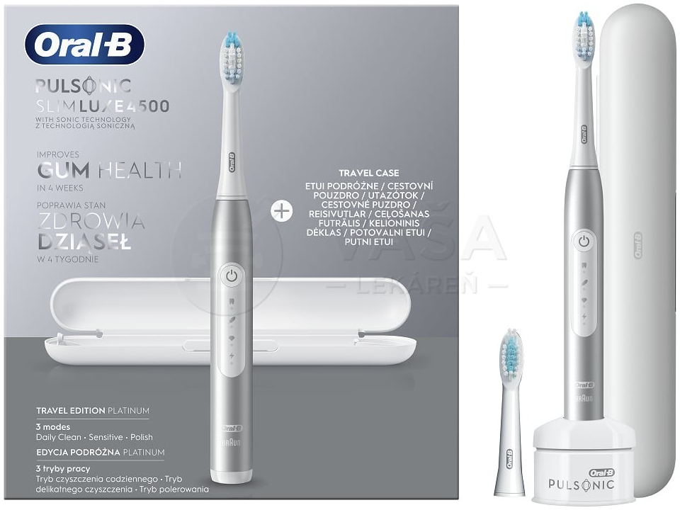 Oral-B Pulsonic Slim Luxe 4500 Silver