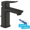 Grohe Dice Umývadlová batéria s výpusťou, matná čierna 1018562430-GR