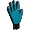Trixie Ošetrujúce masážne rukavice čierno / modrá 16 x 24 cm