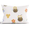 MKLozkoviny.sk Bavlnená obliečka na vankúš Renforcé 50 × 70 cm - Čmeliak od medu- -
