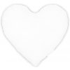 COTTON & SWEETS Vankúš heart Bubble Boho - White