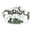 Veniec MagicHome Vianoce, adventný, biely, 25 cm