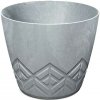 PROSPERPLAST | Květináč ARECO BETON EFFECT - beton 11,9 cm 03515