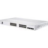 Prepínač Cisco CBS350-24T-4G, 24xGbE RJ45, 4xSFP, bez ventilátora - REFRESH CBS350-24T-4G-UK-RF