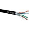 Instalační kabel Solarix STP, Cat6A, drát, PE, cívka 500m SXKD-6A-STP-PE