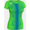 Joma Dámsky dres OLIMPIA T-SHIRT FLUOR GREEN-ROYAL S/S WOMAN Veľkosť: XXL