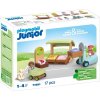 PLAYMOBIL® 71691 Junior: Stánok s biopotravinami a vysokozdvižný vozík