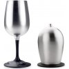 Kempingové riady GSI Outdoors Glacier Stainless Nesting Wine Glass (090497633058)