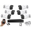 Monitorrs Security AI Aktív IP 6 kamerový set 5 Mpix WTube (6079K6) (Monitorrs Security)
