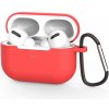 Techsuit – Silicone Case silikónové puzdro na AirPods Pro 3 (ultratenký hladký materiál) – červené