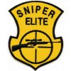 NAVYS nášivka SNIPER ELITE s odstreľovacou puškou ŽLTÁ