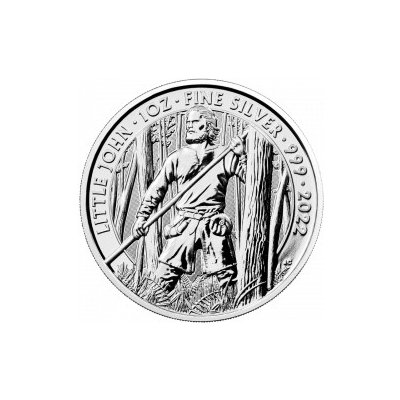 The Royal Mint strieborná minca minca Mýty a legendy - Little John 2022 1 Oz