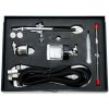 Siva Airbrush sada s rozprašovaciou tryskou 0,2 mm / 0,3 mm / 0,5 mm