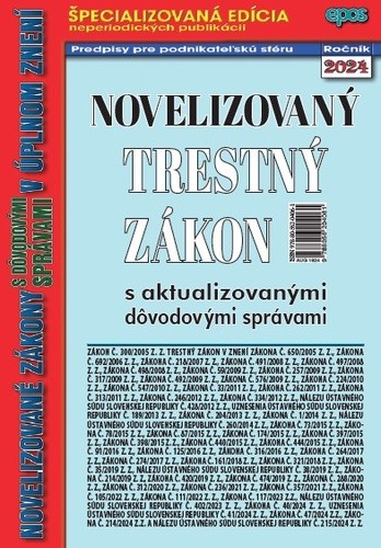 Novelizovaný Trestný zákon - Epos