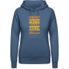 AWDis Hoodie Mikina - Dizajn - Great Taste for Great Moments - Letecká modrá - XL - Dámske