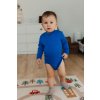 Merino body pre deti s tencelom s dlhým rukávom modré Nebulas SAFA Veľkosť: 50/56