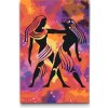 Vymalujsisam.sk Maľovanie podľa čísiel - Znamenie zverokruhu – Blíženci Veľkosť: 20x30cm, Rám: Bez rámu, iba zrolované plátno