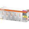 OSRAM HOMELIGHTING 4058075090668 LED En.trieda 2021 E (A - G) E14 kvapkový tvar 4 W = 40 W teplá biela (Ø x d) 45 mm x 84 mm vlákno 5 ks; 4058075090668