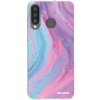 Picasee silikónový prehľadný obal pre Huawei P30 Lite - Pink liquid
