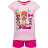SUN CITY Dievčenské tričko kraťasy komplet L.O.L. Surprise bavlna růžový Velikost: 108 (5 let)