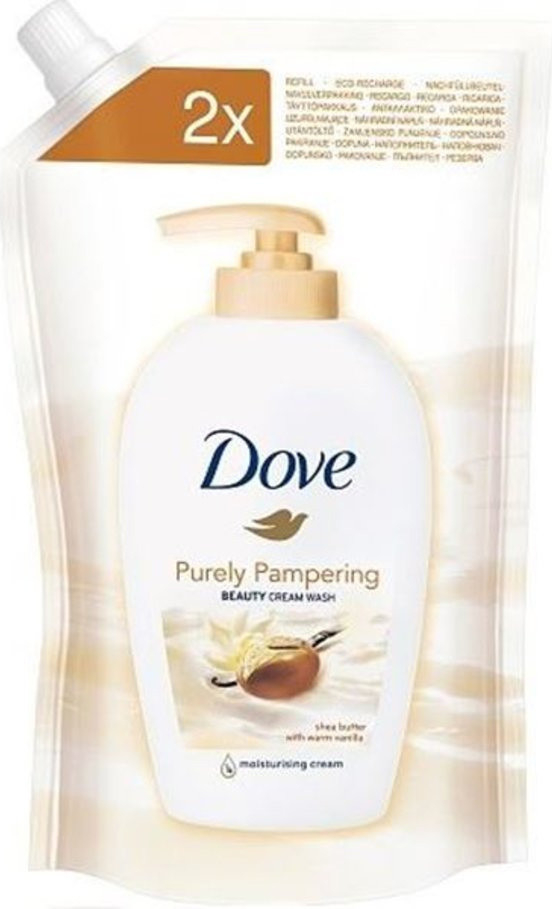 Dove Purely pampering Tekuté mydlo s bambuckým máslem a vůní vanilky  náhradní náplň 500 ml od 1,69 € - Heureka.sk