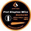 GeekVape drôt Flat Clapton Wire Ribbon(26ga*18ga)+32ga Kanthal A1 dĺžka drôtu: 0,5m, AGW: Ribbon(26*18) +32ga