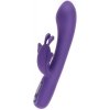 ToyJoy Love Rabbit Fabulous Butterfly Vibrator, silikónový vibrátor na bod G a klitoris 21,5 x 3,8 cm