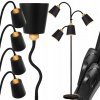 Podlahová lampa Renew Force REUGLOVANÁ STOJACA E27 30 W čierna