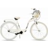 LAVIDA Retro dámsky bicykel BIELY 28 KOŠÍK 1