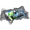 Fototapeta diera na stenu 3D Motocyklový závod 95x73 cm
