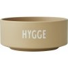 DESIGN LETTERS Porcelánová miska Beige Hygge