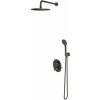 Omnires Y sprchová súprava podomietková s termostatom s dažďovou sprchou grafitová SYSYT05GR