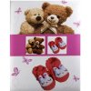 Detský fotoalbum 10x15/300pop BEAR ružový