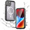 ShellBox Vodotesné puzdro IP68 MagSafe - iPhone 15 - čierna KF2322119