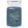 YANKEE CANDLE Signature, sklo, 2 knôty Bayside Cedar, 567 g