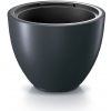 Prosperplast Kvetináč s vkladom HEOSE III antracitový, variant 39,5 cm