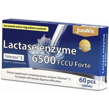 Jutavit enzým laktáza 6500 FCCU FORTE 60 kapsúl