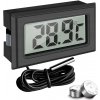 Interlook KTM-050-ČIERNA | Digitálny teplomer | Mini merací prístroj s vodotesným senzorom