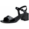 Tamaris 1-28249-20 018 dámske sandále na podpätku čierne