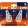 OSRAM SPC. T26/57, E14, 15 W, 300°C, číra – balenie 2 ks 4050300958019