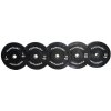 TUNTURI Gumový kotouč BUMPER 20 kg, černý - 50 mm