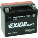 Motobaterie Exide YTX12-BS, ETX12-BS