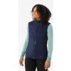 SIMOND Dámska vetruvzdorná vesta na treking Trek 500 tmavomodrá S