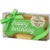 DoggyeBag ručne vyrábaný psí keks – Birthday Bone, zelená