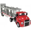 RC Diaľkovo ovládané nákladné vozidlo Double Eagle červený Prepravník automobilov E583 003 1:26